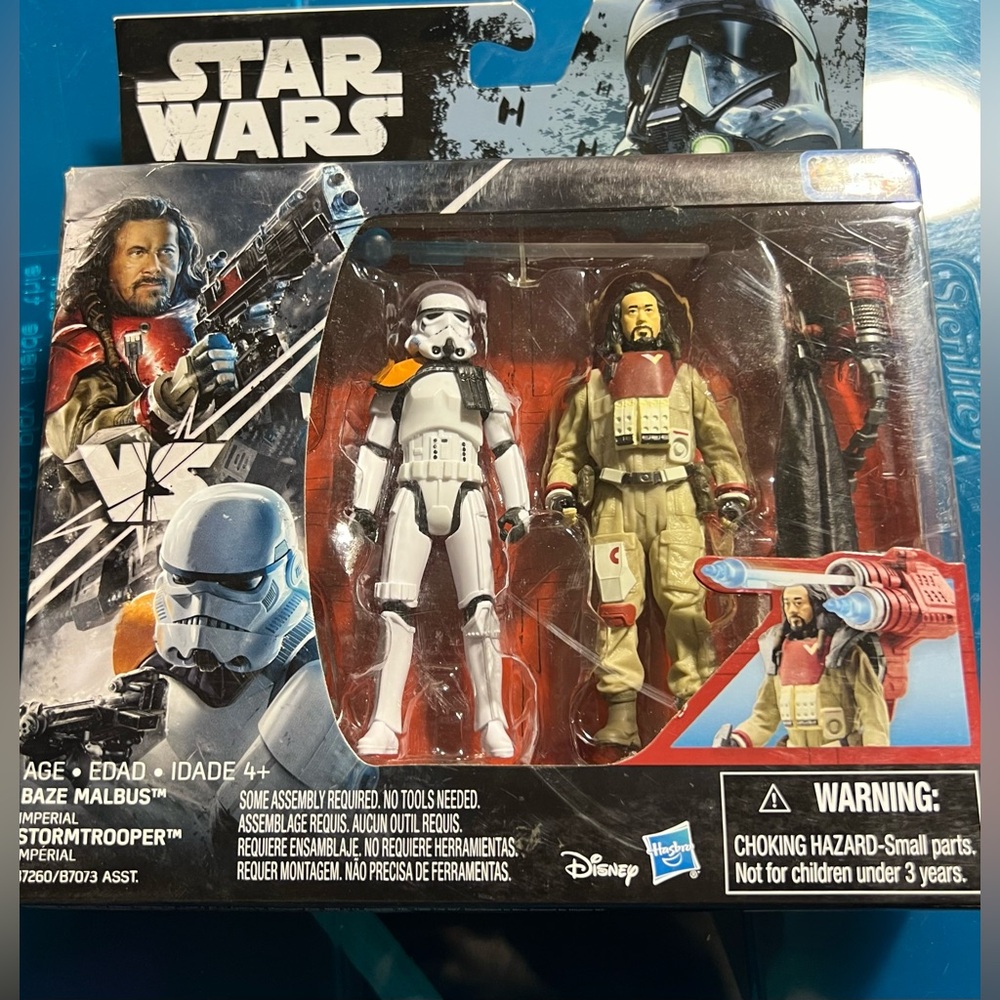 Star Wars COMBO  Rouge One Baze Malbus vs Imperial Stormtrooper